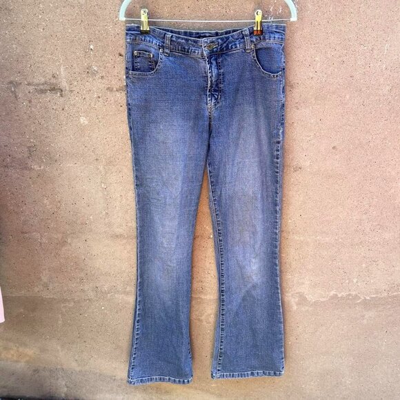 Vintage Y2K Bongo Blue Bootcut Jeans - Picture 1 of 7
